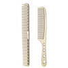 2 pcs Stainless Steel Hair Combs Anti Static Styling Comb Hairdressing Barbers Combs (Gold)