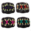 LOVEF 4 Pcs Stretch Combs Magic Hair Clips - Stretchy Easy Fancy Magic Double Comb, Perfect French Twist Holder, Gift for Mom