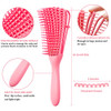 2 Pieces Detangling Brush for Afro America/African Hair Textured 3a to 4c Kinky Wavy/Curly/Coily/Wet/Dry/Oil/Thick/Long Hair, Knots Detangler Easy to