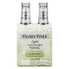 Fever-Tree, Water Tonic Sparkling Cucumber, 27.2 Fl Oz, 4 Pack