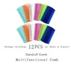 zYoung 12 Pcs Double Sided Combs Grooming Fine Tooth Hair Combs