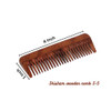 SVATV HANDCRAFTED ROSEWOOD COMB FOR DETANGLING HAIR FOR THICK, CURLY AND WAVY HAIR, NON-STATIC AND ECO-FRIENDLY WITH WIDE TOOTH FOR GROOMING HAIR COM