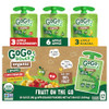 GoGo squeeZ Organic Applesauce and Fruit Puree, Variety Pack, Apple, Strawberry & Banana, 3.2 oz (Pack of 12), Unsweetened Organic Fruit Snacks for K