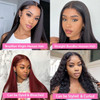 Straight Human Hair Bundles 10 10 10 Inch Short Virgin Hair Weave Bundles Human Hair Straight for Women Remy Weft Hair Extensions Natural Black