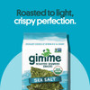 Gimme Seaweed Organic Premium Roasted Seaweed Snacks, Sea Salt, 10g Sharing Pack (Single) Keto, Vegan, Gluten-Free, Great Source of Omega3s and Iodin