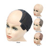 YANTAISIYU U Part Lace Wig Cap for Making Wigs Stretch to Ear Weaving Wig Cap with Adjustable Straps for Women (Black M 22 Inch)