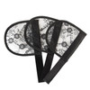 3 Pcs Black Ponytail Lace Hair Net Ponytail Base Net for Making Ponytail Hair Extensions