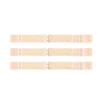 YANTAISIYU 3 Sets/Lot Adjustable Wig Elastic Bands with Hooks Elastic Strap for Wigs Making Sewing Wig Accessories (Blonde 3.0cm)