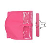 Pink Dust-proof Wig Storage Bag with Hanger - Portable Hair Extensions Bag
