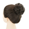IMISSU Braided Chignon Hair Donut Hairpieces Dancer Scrunchie Claw Hair Bun Updo Wig (Chocolate Brown)