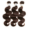 Dark Brown Bundles Human Hair Brazilian Body Wave Hair Extensions Sew In 9A Grade Virgin 100% Unprocessed Remy Human Hair Weave Extensions (Body 2#,