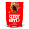 SkinnyDipped Dark Chocolate Peanut Butter Almonds, Healthy Snack, Plant Protein, Gluten Free, 3.5 oz Resealable Bags, Pack of 1