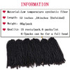 6 Packs Spring Twist Braiding Hair Spring Twists Twist Hair Synthetic Fiber Fluffy Twist Crochet Braids Low Temperature Twist Crochet Hair for Women
