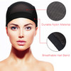 Tatuo 5 Pack Mesh Wig Cap for Women Blank Stretchable Dome Caps for Making Wigs(Clear Blank)