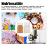 Clear Granule Beads Hair Extension, Glue Bead for Granule Hot Fusions Extension Glue Bead Accessory,Glue Tips for Nail Art 50G X 2 Bottles