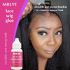 MIILYE Wig Glue for Front Lace Wig + Adhesive Remover, Wig Caps, Melting Band, Strong Hold Lace Front Glue for Wigs, Invisible, Water Resistant, Swea
