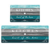 Sofort Kitchen Mat Farmhouse Cushioned Anti Fatigue Kitchen Rugs 2 Pieces Non Slip Waterproof Kitchen Mats for Floor, Rustic Wooden Comfort Standing