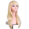 BERON Light Blonde Wigs 28 Inches Blond Wig Long Wavy Blonde Wig Cosplay Costume Wigs Wig Cap Included