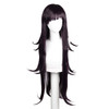 ColorGround Long Purple Cosplay Wig for Halloween (Long Purple)