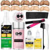 Wig Accessory Essentials Kit Lace Front Wig Glue & Remover, Wig Caps, Elastic Band, Hair Wax Stick, Edge Control, Edge Brush, Hair Shear Dermaplannin