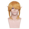 ColorGround Short Blonde Prestyled Cosplay Wig with elf ears Halloween