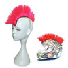 Namecute Skinhead Pink Wig Punk Helmet Mohawk Wig Costumes Hairpiece