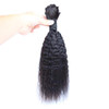 ZigZag Hair Kinky Straight Human Hair Bulk for Braiding without Weft Brazilian Virgin Human Braiding Hair Bulk Extension no Attachment 1pc 100g Natur