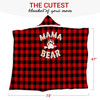 Vprintes Mama Bear Wearable Blanket Hoodie - Gifts for Mom -Birthday Gifts for Wife from Husband - Mom Birthday Gift Ideas