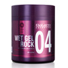 SALERM - Hair Styling Gel - Pro Line Wet Gel Rock 04-500 ml - Long-Lasting Strong Hold - Wet Effect - with Caffeine and Fixative Resins - Leaves No R