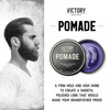 Victory Barber & Brand Pomade for Men, 3.1 Ounce, Water Based Pomade for Men, High Shine Hair Wax for Men, Strong Hold Pomade, Made in USA