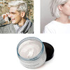 White Hair Color Wax, Natural Hairstyle Wax 4.23 oz, Temporary Hairstyle Cream for Party, Cosplay, Halloween, Daily use, Date, Clubbing (White)