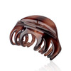 Rosette Large Chic Styling Organic Glass Claw Clip, Hair Clips Clamps for Indoor Outdoor Use, Hair Grips Hairpins Barrettes for Women and Girls With