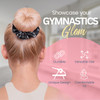 Gymnastics Scrunchie for Girls - Premium Velvet Elastic Hair Band, Gift for Gymnasts, Teams and Teen Girls