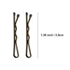 Mini Bobby Pins Brown with Cute Case, 200 CT 1.38 Inch Bronze Small Hair Bobby Pins for Buns, Premium Hair Pins for Kids, Girls and Women, Great for