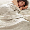 PHF Cooling Waffle Blanket King Size, Lightweight 60% Rayon Derived from Bamboo & 40% Cotton Breathable Blanket for Hot Sleepers, Soft and Luxury for