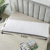 WhatsBedding Memory Foam Body Pillow with Removable Pillowcase -Fluffy Body Pillows for Adults -Large Long Bed Pillows for Sleeping - White