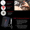 Suvorna Hair Cutting Scissors - Barber Shears for Hair Cutting - 6.5" 440C Japanese Stainless Steel hair scissors professional for Barbers and Hairdr