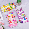 42 Pieces Baby Hair Clips, Hair Pin, Barrettes for Girls, Toddler Girls Hair Accessories, Kids Hair Clips for Styling, Flower Rainbow Candy Fruits Bu
