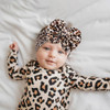 YanJie Leopard Baby Girl Hair Bow Headbands Soft Velvet Baby Bows Newborn Handmade Hair Hairbands Accessories Wide Headwraps for Toddler Kids Infant