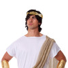 Tihebax Laurel Wreath Crown Greek God Costume Men Gold Leaf Crown for Toga Costume Accessories Greek Goddess Headpiece Toga Accessories Women Goddess