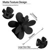 OWIIZI Hair Clip, Large Claw Clips for Thick Hair, Non-Slip Cute Flower Matte Big Hair Clips, Strong Hold Barrette Jumbo Hair Clips for Women, 6 Piec