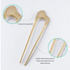 U-Shaped Hair Pins Metal Vintage Hair Sticks French Hair Pin Hairstyle Chignon for Women, 2PCS-Style 1