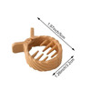 8PCS Large Matte Ponytail Buckle Hair Clip High Ponytail Claw Clip Nonslip Hair Accessories for Women Thick Hair