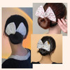 3Pcs Black Deft Hair Bun Makers, Magic Wire Donut Clip for Fast Chignon Hairstyle, Large Cloth Scrunchies for Women and Girls