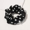 Velvet Dots Hair Scrunchies with Zipper Pouch, Secret Pocket, Hair Ties, Ropes, Tie Dye, Floral Elastics for Vsco Girl Stuff (8 Pcs)
