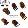 Camila Paris CP2374 French Hair Clip for Women, Set of 6 Extra Small Tortoise Shell Girls Hair Claw Clip Fashion Styling Hair Accessories for Women,
