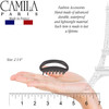 Camila Paris CP3080 French Hair Clip for Women, Gray, Girls Hair Claw Clip Jaw Fashion Durable and Styling Hair Accessories for Women, Luxury Ladies