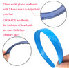 12pcs Women Plastic Headbands 25mm Wide Headband with Teeth for Girls Kids Teens Women by Yazon 