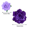 Topbuti Rose Hair Clip Flower Hairpin Brooch Floral Clips, 4 Pcs Fabric Rose Flowers Hair Clips Mexican Hair Flowers Pin up Headpieces for Woman Girl