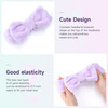 WSYUB Spa Headband, 8Pcs Makeup headband,Headband for Washing Face, Shower Skin Care Fluffy Stocking Stuffer for Woman Girl Teens Slumber Party Suppl